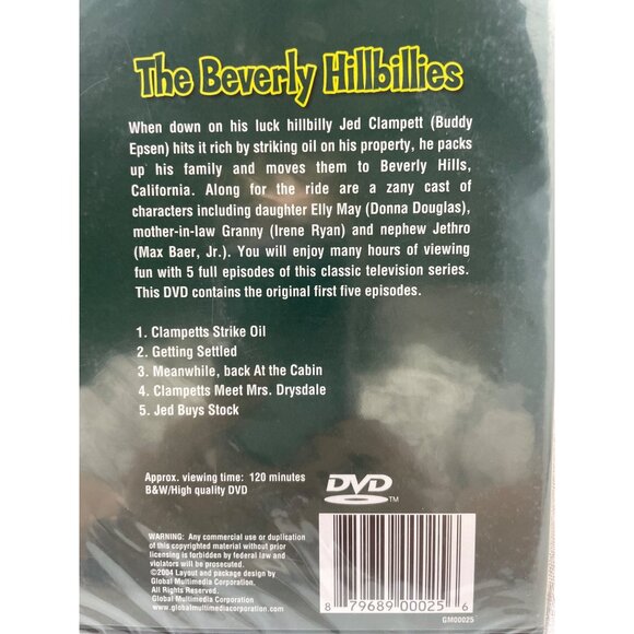 The Beverly Hillbillies DVD Clampetts Strike Oil Getting Settled Meanwhile Back - Picture 4 of 5